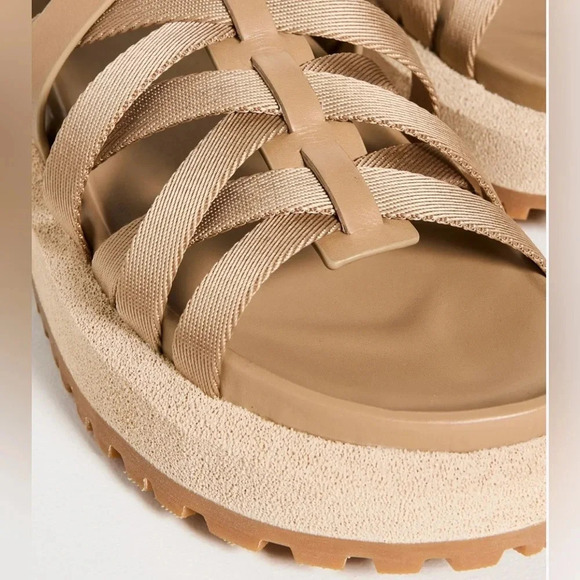 NIB Rag & Bone Park PlatformFisherman  Sandals Color Biscotti Size 10 / 40 - Picture 3 of 10